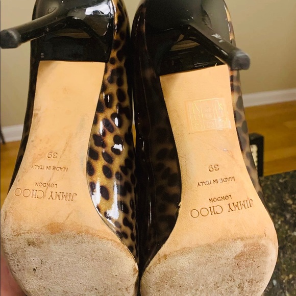 Jimmy Choo romy patent leopard pumps - Picture 7 of 8